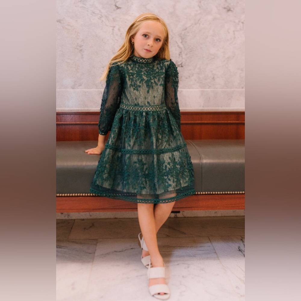 Ivy City Co matching dresses, this is size 12-18 mo listing.